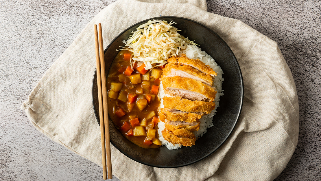 Pui Katsu cu sos curry japonez – din seria bunătăților asiatice